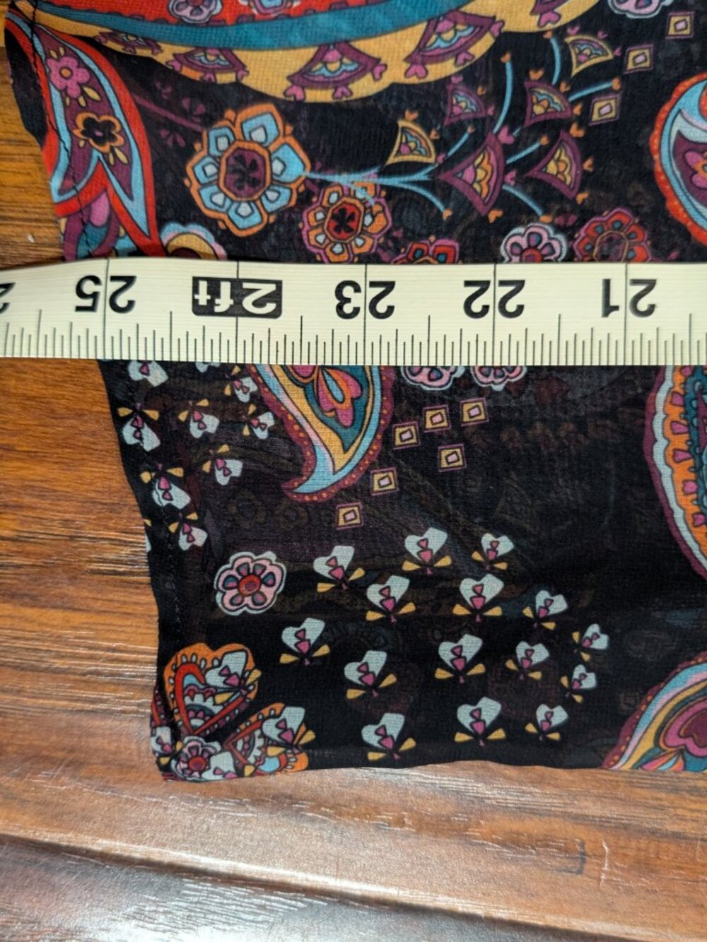 Tristan Paisley Print Blouse NWT Size Medium - Picture 12 of 12